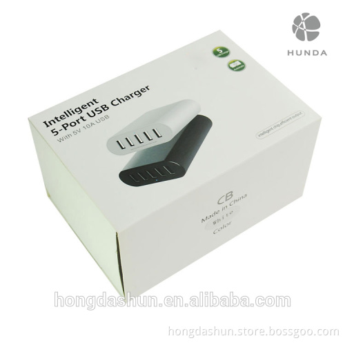 50w 5 port smart charger for mobile phone custom usb phone charger